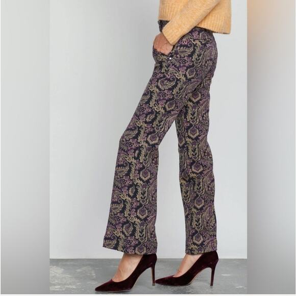 Free People Walker Relaxed Jacquard Pants - Picture 8 of 12